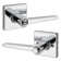 Daylon Safelock Keyed Door Lever with Square Rosette