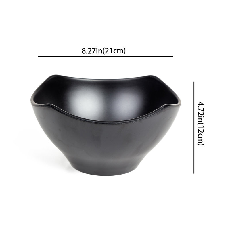 Vaisselle en plastique 56 oz pour 56 nouilles asiatiques de 8,27 po x 4,72 po (8 bols)