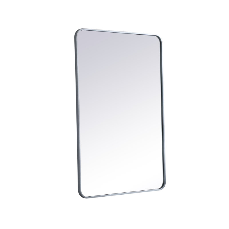 Miroir mural Sabine, Argent, 42 po x 28 po