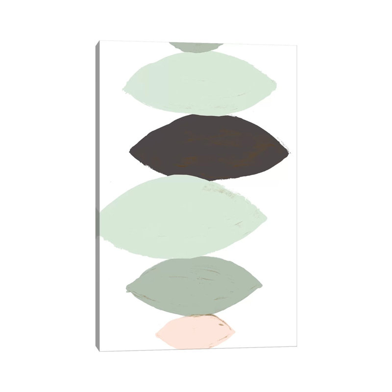 Pastel Pebbles by Lanie Loreth - Painting on Canvas, 66.04cm H x 45.72cm W x 3.81cm D, Wrapped Canvas
