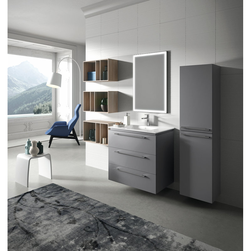 Danila Wall Bathroom Cabinet, Natural