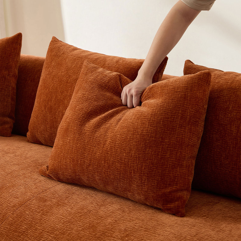 Canapé modulaire rembourré avec 6 coussins Koda, Gauche