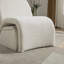 Fauteuil d'appoint rembourré avec repose-pieds Modern Chenille-642965692