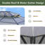 12 pi. L 10 pi. D Pavillon de jardin en aluminium