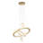 Ridleigh Modern LED Chandelier Crystal Chandelier Ceiling Mount Adjustable Height