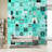 Soothing Aqua Inspirational Calming Tones with Uplifting Wallpaper-99829229