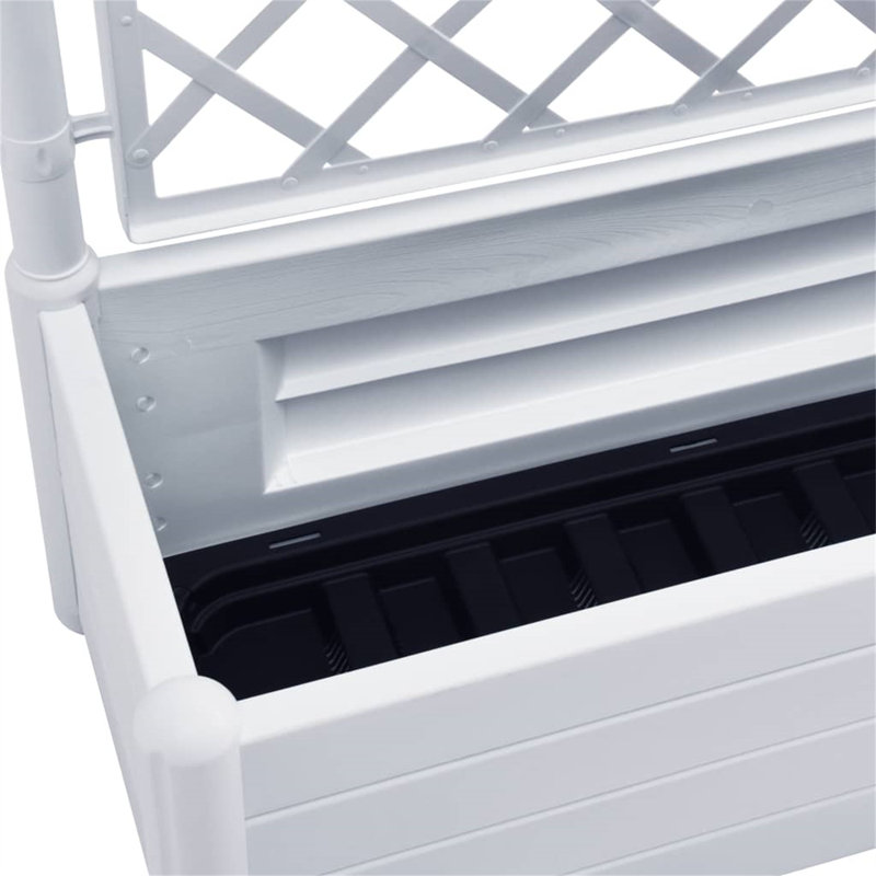 Jacque Planter Box, White