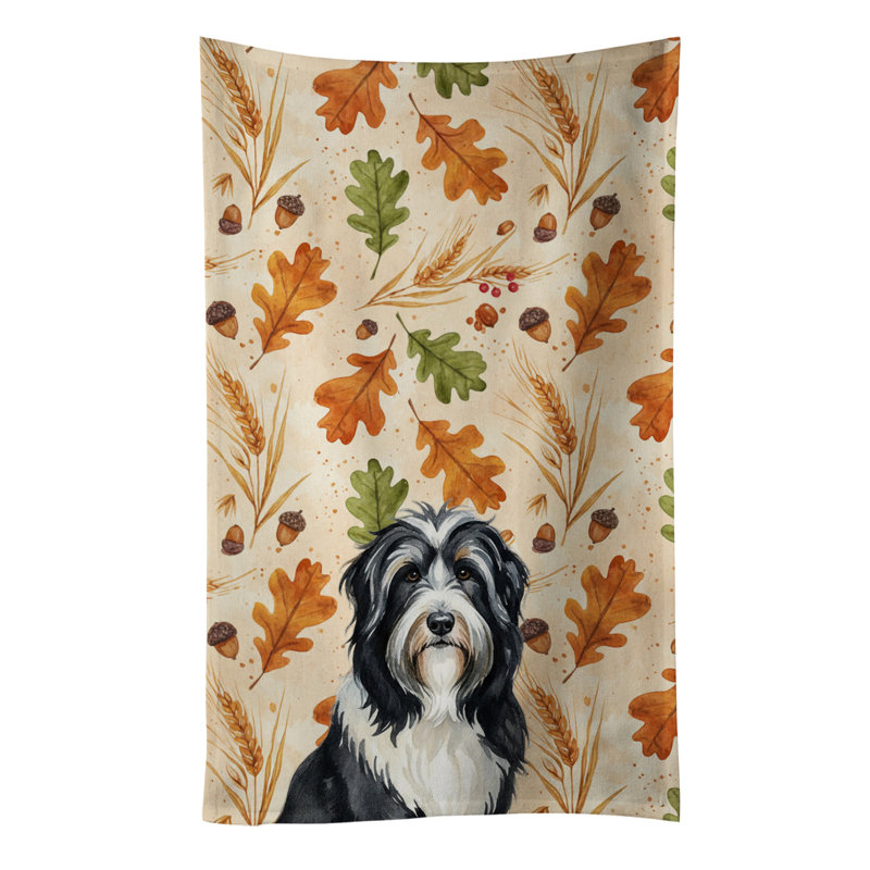 Serviette de cuisine tricolore Sheltie, Black Bearded Collie