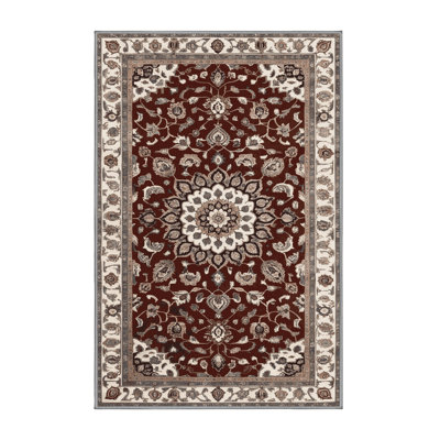 Machine Washable Persian Gray Area Rug