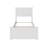 Fleenor Solid Wood Foundation Bed with Matching Footboard and Built-in Charging Station-24578801-24578802