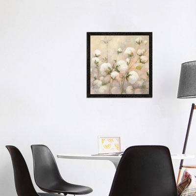 Cotton Field, Close Up by Julia Purinton - Print on Canvas