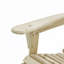 Chaise Adirondack confortable et robuste en bois massif Shreya