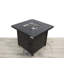 Tariffville Square Steel Propane Smokeless Fire Pit Table with Hidden Fuel Tank-51304878