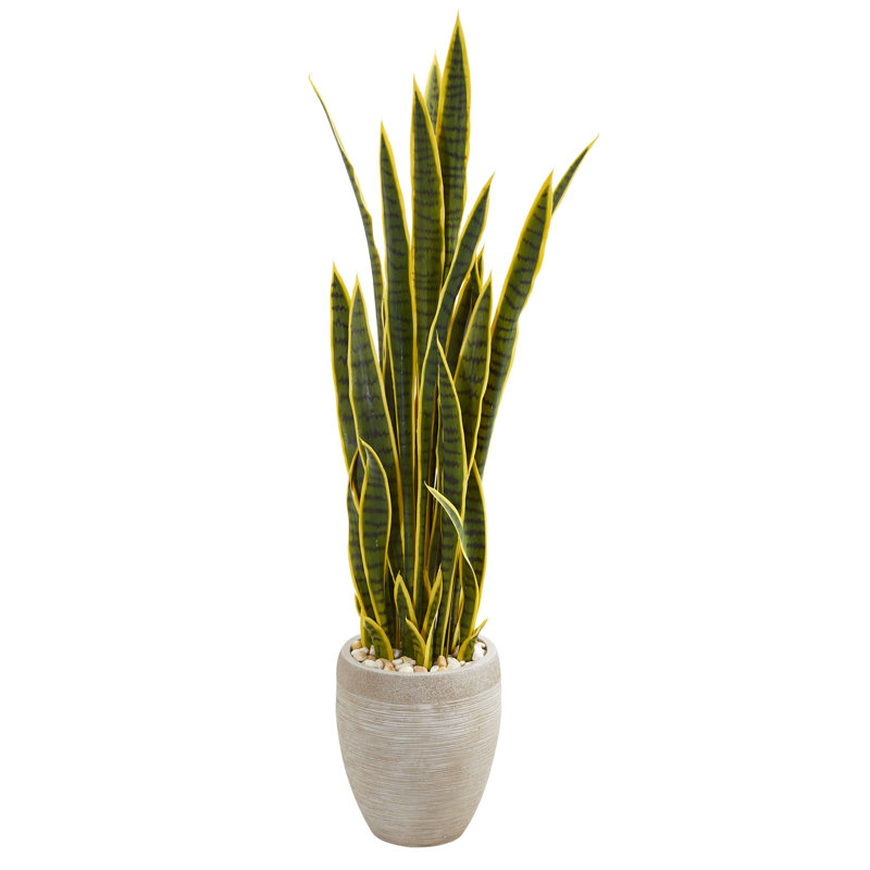 Plante de serpent artificiel 52" dans un pot de fleurs