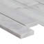 Dravyn Frosted Stravine Interlocking 11 in. x 12 in. Glass Stone Blend Mosaic Wall Tile