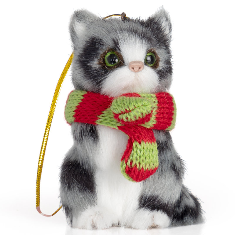 Ornement de Noël mini chat
