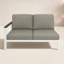 Causeuse modulaire d'extérieur gauche avec coussins Sunbrella-116869009-116869014