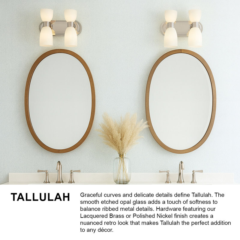 TALLULAH 4 - Light Dimmable Bath Sconce