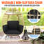 Chaise de patio avec coussins Alyssha-865299299