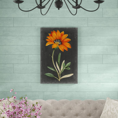 «Dramatic Floral I», peinture sur toile