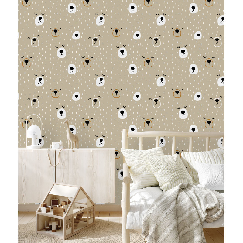 Panneau de papier peint Maxen, L 18,75 po x l 25 po, Papier