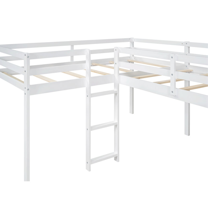 Lit plateforme Javiair, Blanc