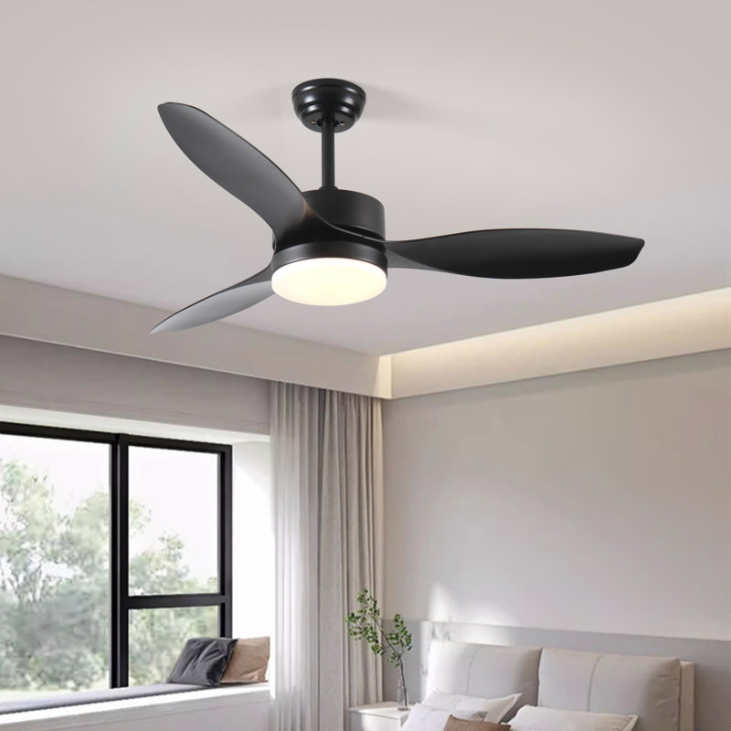 Ventilateur de plafond 52 po intérieur / extérieur avec ensemble d'éclairage DEL