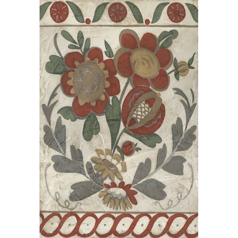 Tudor Rose II by Chariklia Zarris - Wrapped Canvas Painting, 46cm H x 30cm W x 3.8cm D