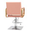 Fauteuil de salon pivotant en similicuir Kriselle-1182673599
