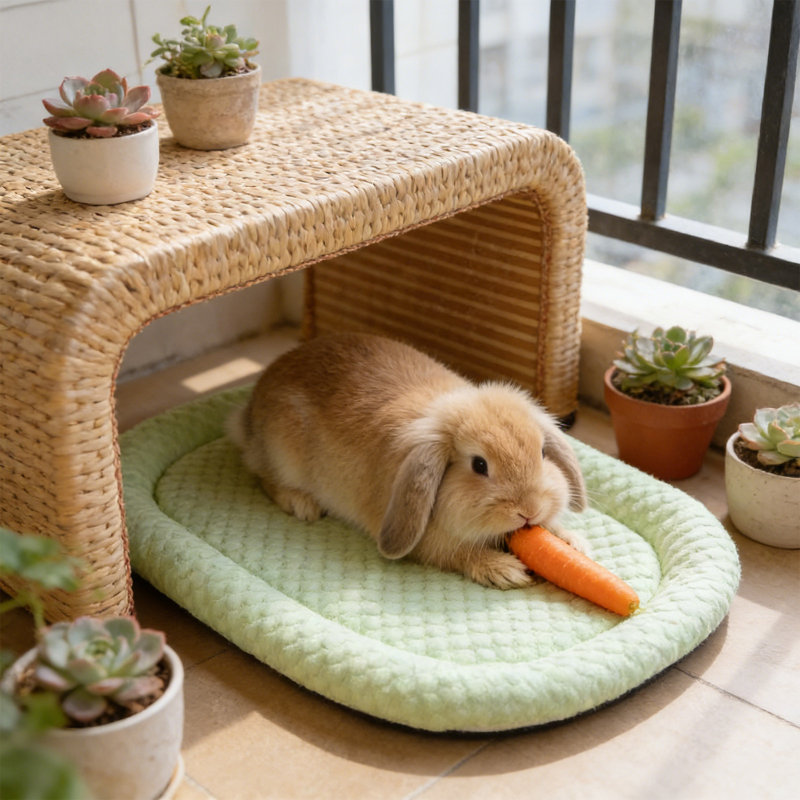 Tapis d'été pour chat, 15,75 po x 11,81 po, vert, Vert