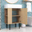 Meuble-lavabo 21,6 po avec lavabo simple en céramique