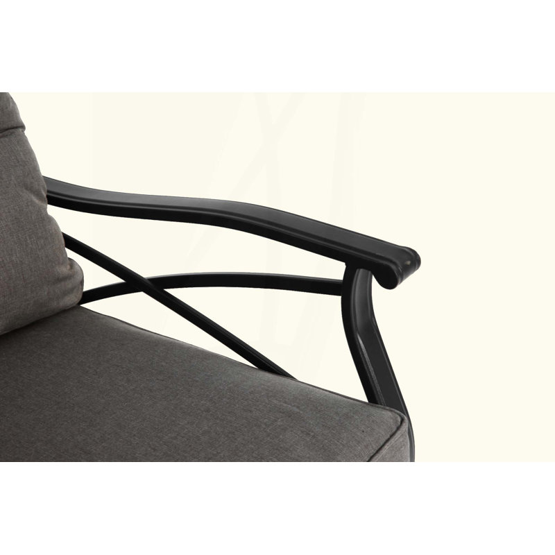 Outdoor Swivel Rocker Chairs Set 3 Piece With 1 Table And 2 Rocking & Swivel Chairs Support 350Lbs Wicker Outdoor Furniture Patio Conversation Set