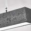 1-Light Shaded LED Linear Chandelier 