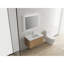 Meuble-lavabo moderne avec lavabo et porte à fermeture en douceur, conception ergonomique pour un matin agréable-2130705804