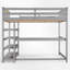 Lit mezzanine avec bureau intégré et tablettes-113752952-113752948