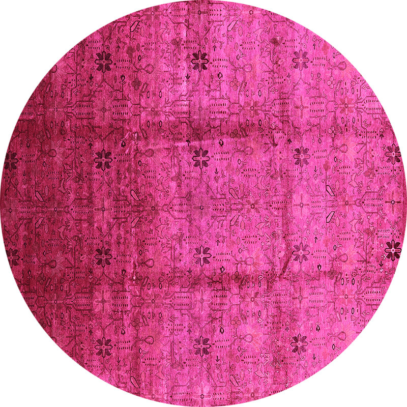 Oriental Indoor Rug, Round 5'