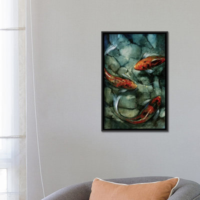 « ii », reproduction d’art sur toile tendue Tres Koi