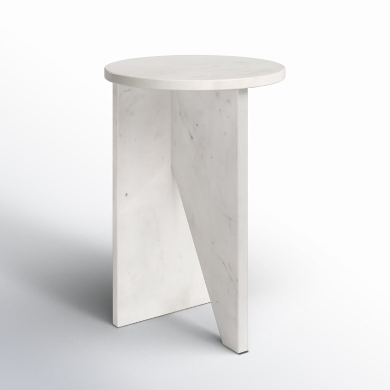 Shayne Accent Table, White