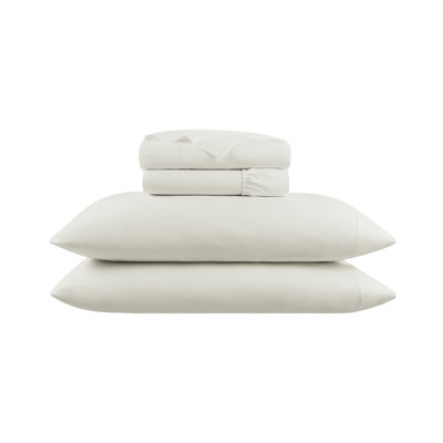 King 4 pc Sheet Set Off White