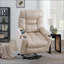 Fauteuils inclinables électriques inclinables avec chauffage, massage et amp; Porte-gobelet | Gris clair | Similicuir