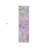 8' Runner Purple Abstract Washable Non Skid Indoor Outdoor Runner Rug
