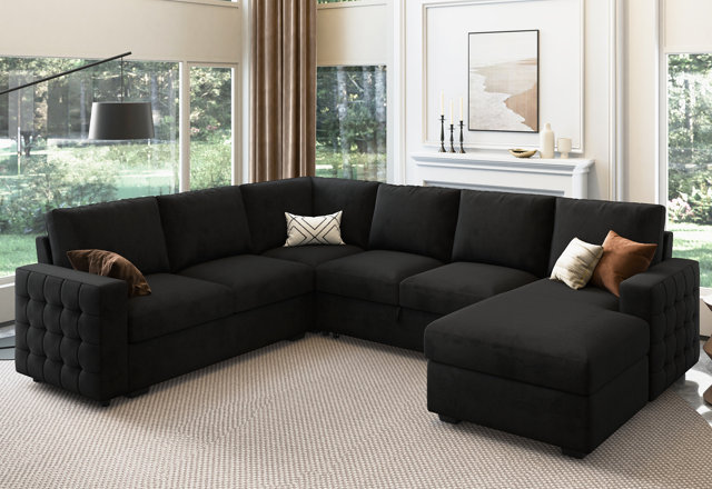 Performance fabric sectionals