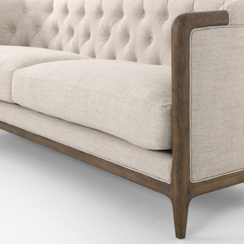 Ellsworth 91" Rolled Arm Sofa, 29.75" H x 91" W x 36" D, Alcala Wheat