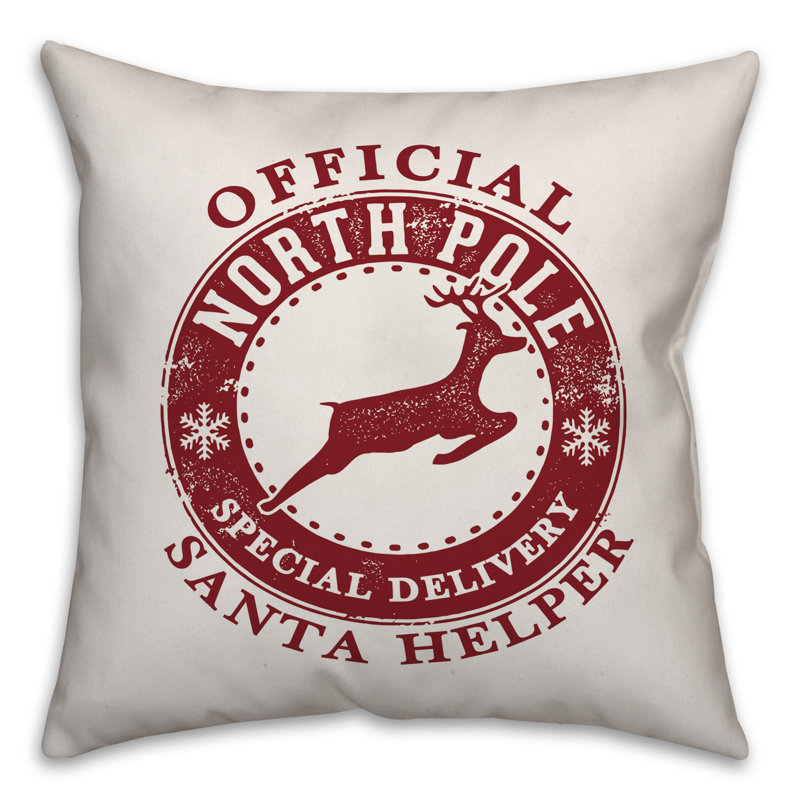  Coussin officiel du père Noël, 16 po x 1 po, Intérieur