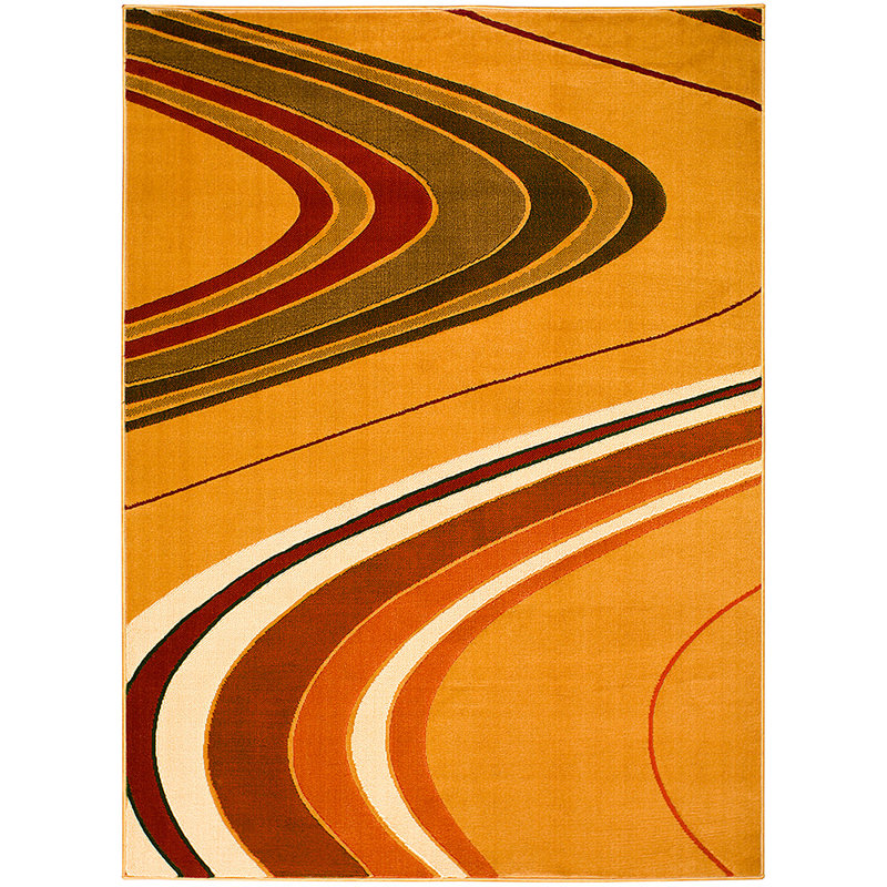 Performance Abstract Indoor Rug, 3'9" x 5'1"