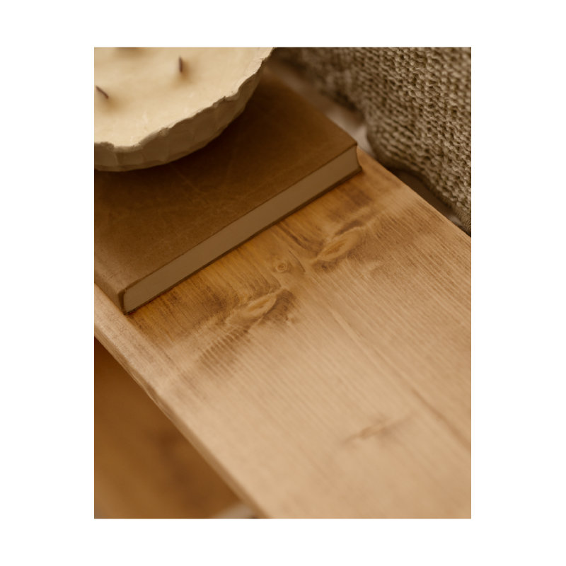 Saura Bookshelf 38, Medium Oak, (1 Shelf) 15"H x 16"W x 8"D