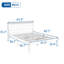 Lit plateforme en bois massif Julianne-457912630-457912631