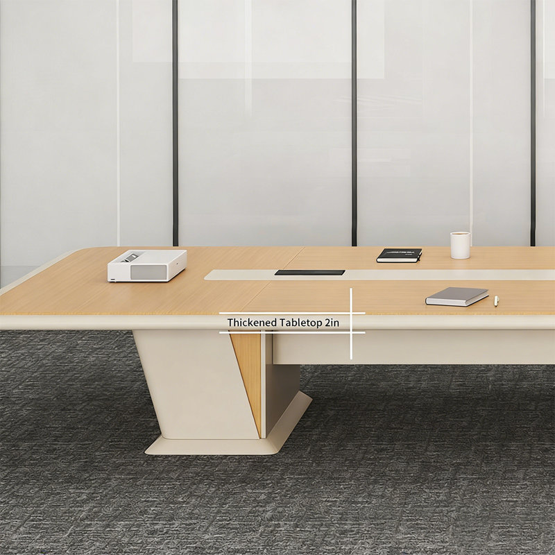 Table de conférence de luxe moderne, H 30 po x L 110,23 po x l 47,24 po