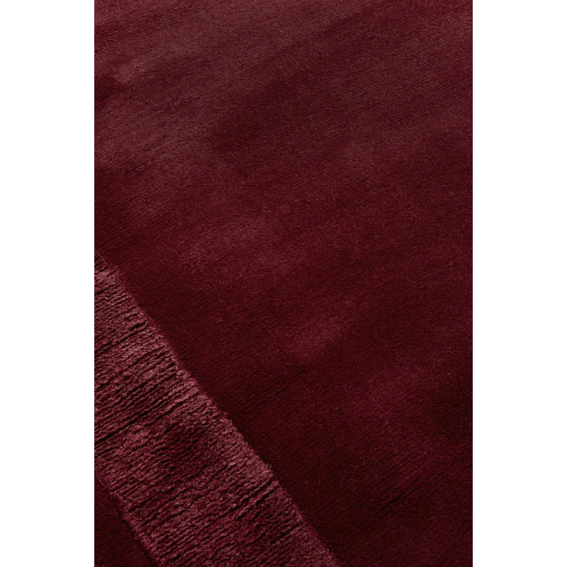 Farrow & Ball Silk Border Keepers Red Area Rug, Rectangle 12' x 18'