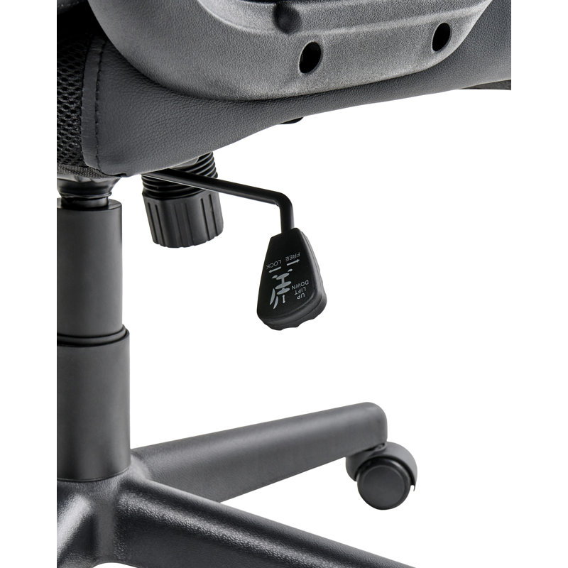 Latitude Run Executive Chair with Headrest, Black